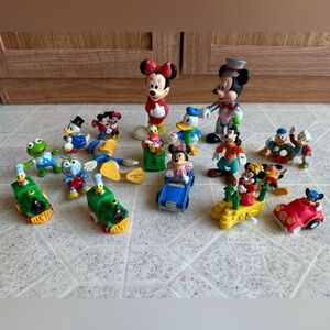 Vintage Disney Mickey Mouse Toys Bundle